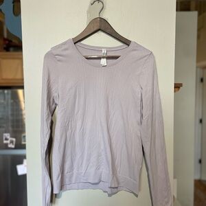 Athleta Light Purple Long Sleeve